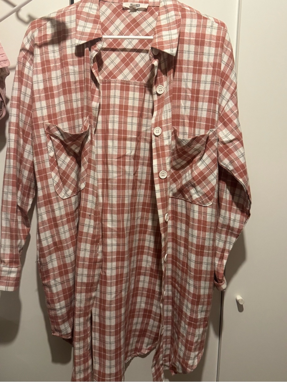 Plaid Flannel Pink